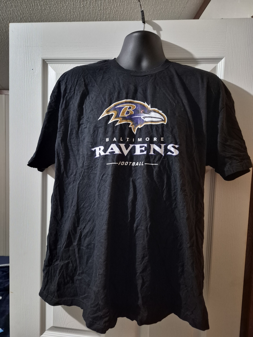 Fanatics Black Baltimore Ravens Logo Tee